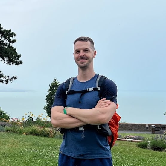 David at Lake Balaton trip